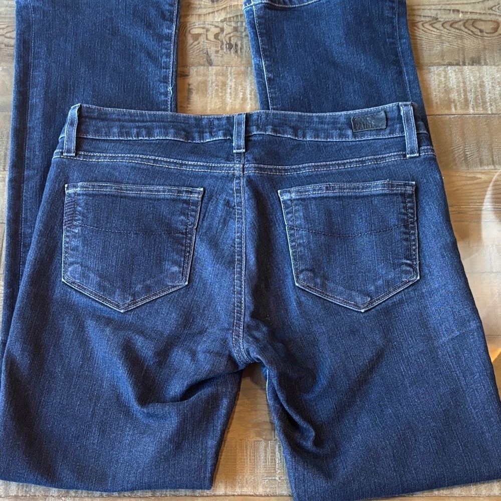 Paige Women's Blue Manhattan Jeans - Picture 9 of 12